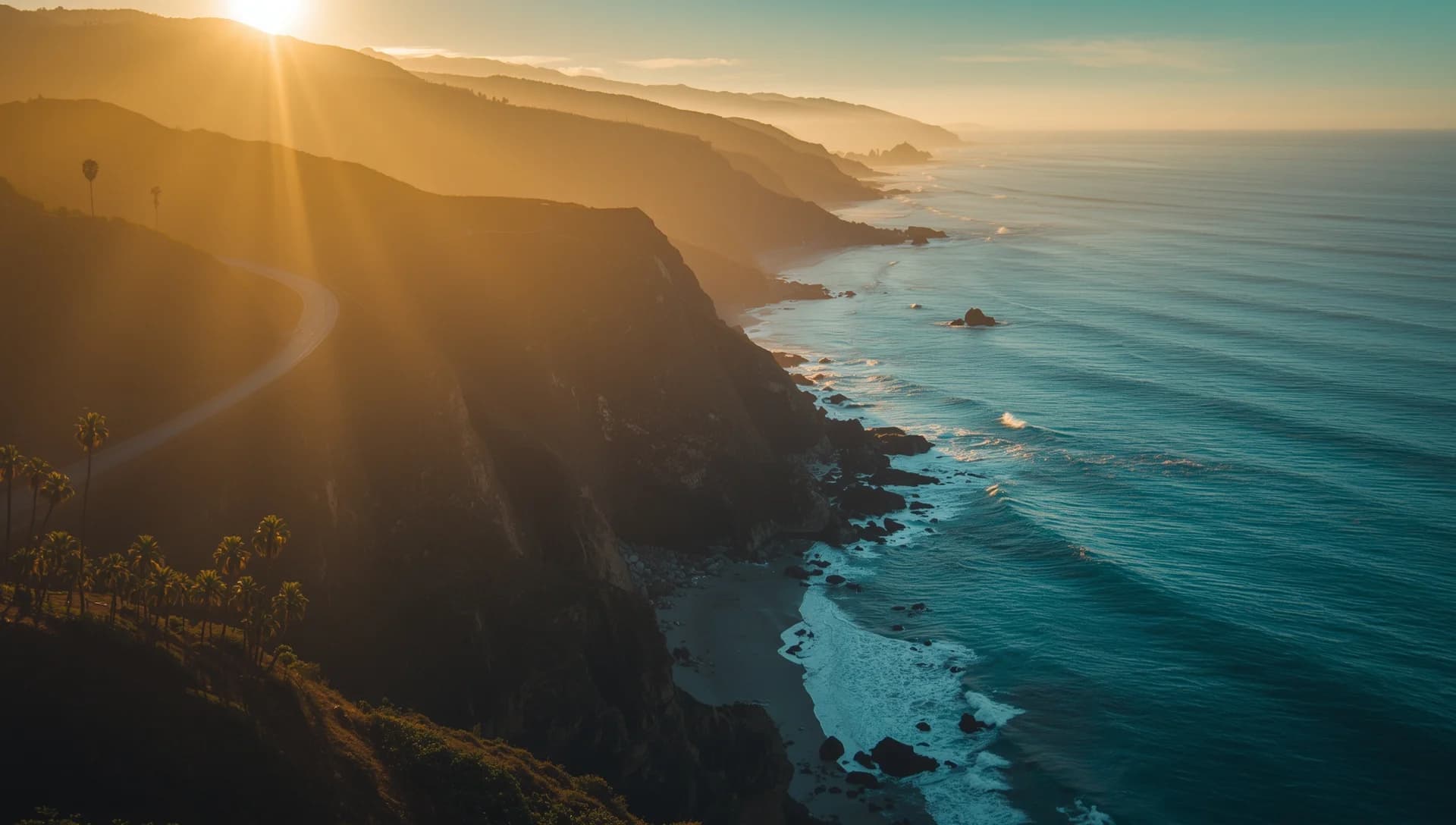 California coastline at sunset - symbolizing hope and new beginnings in recovery